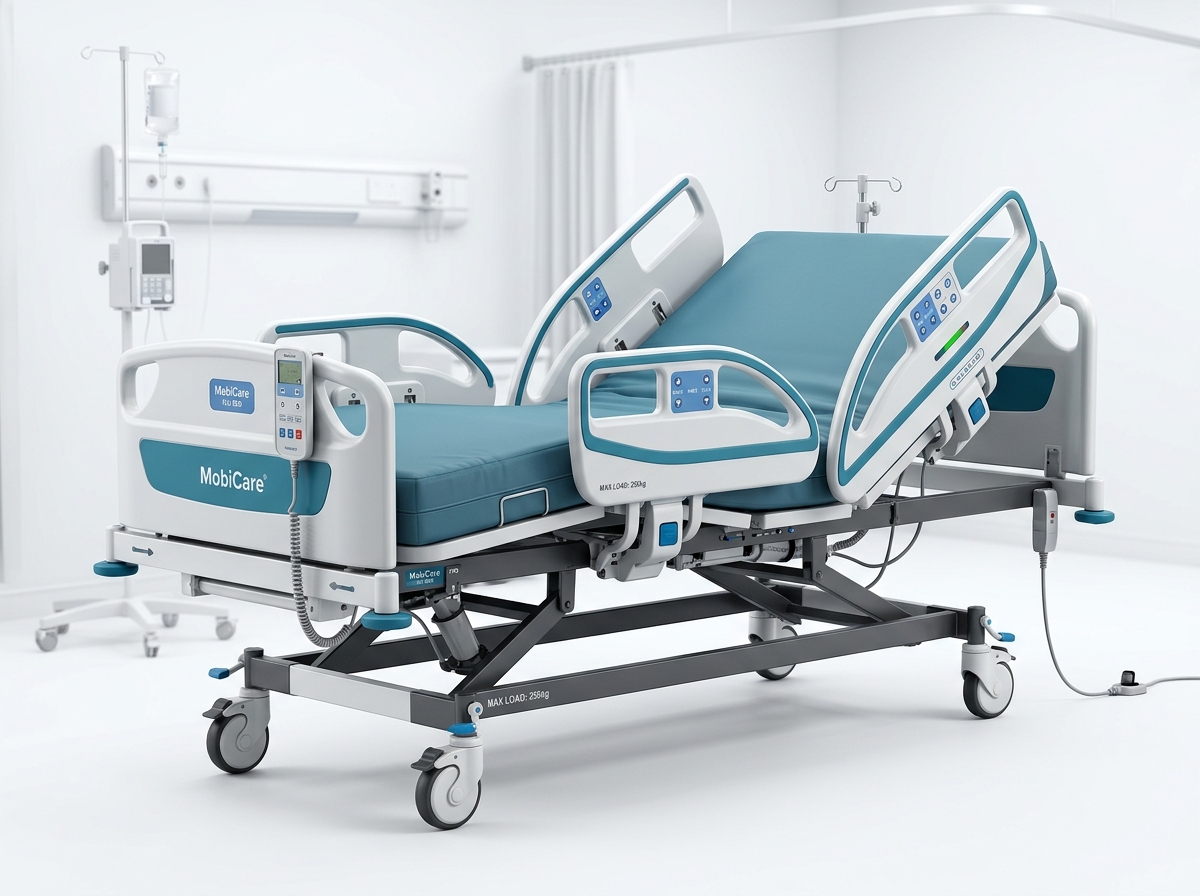 5-Function Motorized Electric ICU Bed